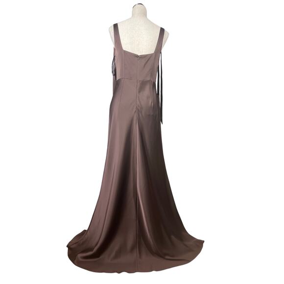 Birdy Grey Alex Matte Bridesmaid Dress – Espresso | Size M | NWT - Picture 5 of 10
